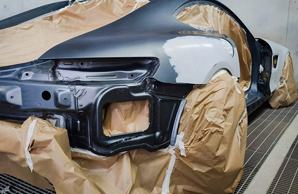 Body and paint work at GearHead Workshop Dubai