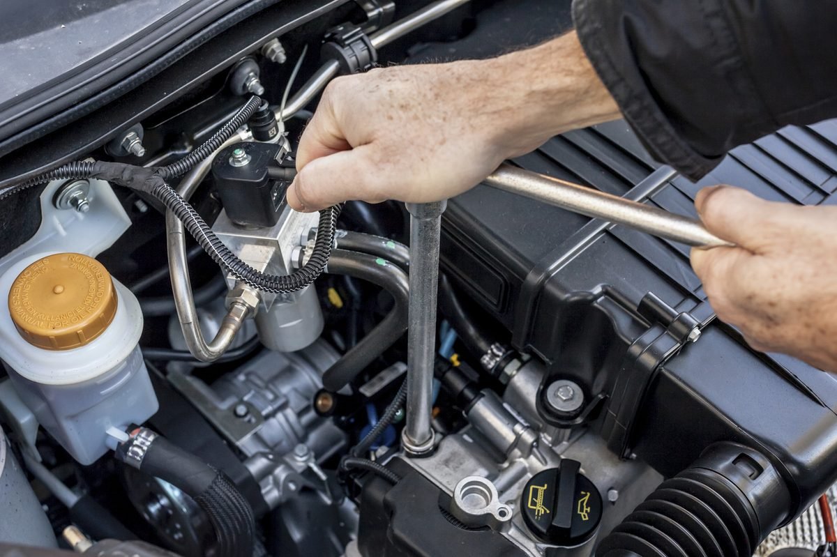 Engine repair at GearHead Workshop Dubai